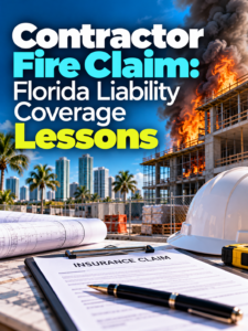 Contractor fire insurance claim lessons for Florida builders