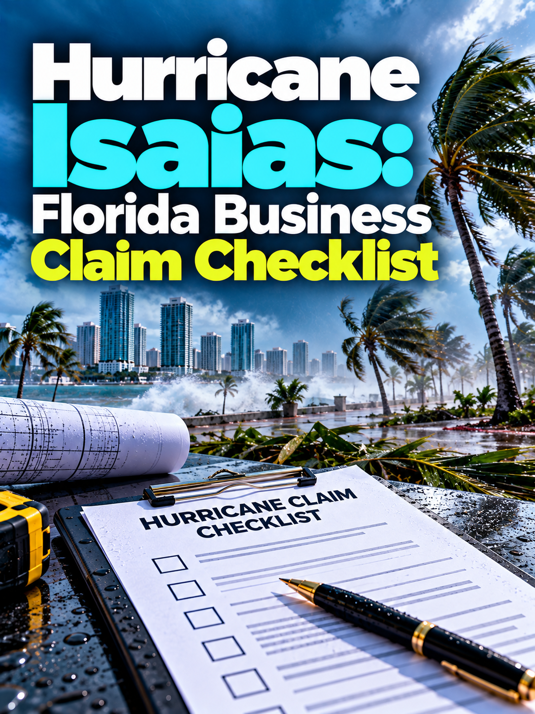 Hurricane Isaias Florida business insurance claim checklist